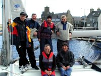 020430 19  En stolt och mycket glad besättning har lagt till på Shetland