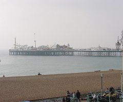 Den berömda piren i Brighton