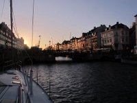 Solnedgång i Köpenhamn.